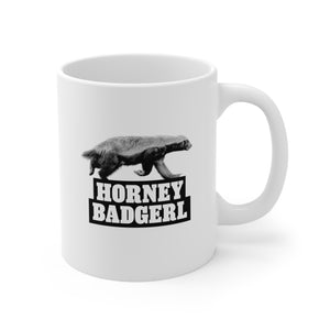 Horney Badgerl Ceramic Mug
