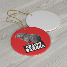Load image into Gallery viewer, Ceramic Barbra Ornament (RED)