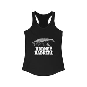Horney Badgerl Racerback Tank