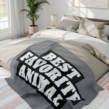 Load image into Gallery viewer, Best Favorite Animal Arctic Fleece Blanket