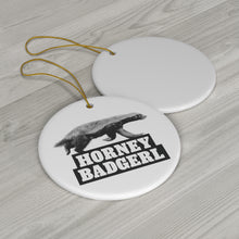 Load image into Gallery viewer, Ceramic Badgerl Ornament (WHITE)