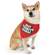 Load image into Gallery viewer, Best Favorite Animal Pet Bandana Collar
