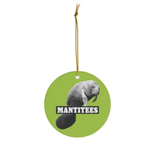 Load image into Gallery viewer, Ceramic Mantitees Ornament (GREEN)
