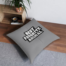Load image into Gallery viewer, Best Favorite Animal Tufted Floor Pillow