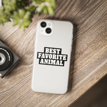 Load image into Gallery viewer, Best Favorite Animal Flexi Phone Case
