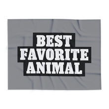 Load image into Gallery viewer, Best Favorite Animal Arctic Fleece Blanket