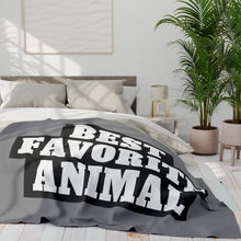 Load image into Gallery viewer, Best Favorite Animal Arctic Fleece Blanket