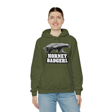 Load image into Gallery viewer, Horney Badgerl Hooded Sweatshirt