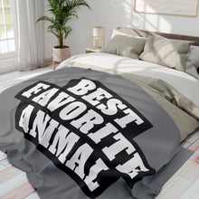 Load image into Gallery viewer, Best Favorite Animal Arctic Fleece Blanket
