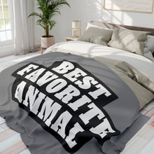 Load image into Gallery viewer, Best Favorite Animal Arctic Fleece Blanket
