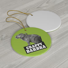 Load image into Gallery viewer, Ceramic Barbra Ornament (GREEN)
