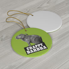 Load image into Gallery viewer, Ceramic Barbra Ornament (GREEN)