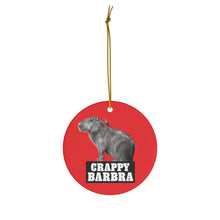 Load image into Gallery viewer, Ceramic Barbra Ornament (RED)