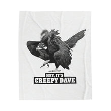 Load image into Gallery viewer, Velveteen Creepy Dave Plush Blanket