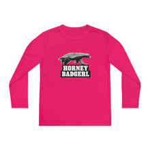 Load image into Gallery viewer, Horney Badgerl Youth Long Sleeve Tee
