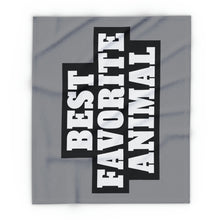 Load image into Gallery viewer, Best Favorite Animal Arctic Fleece Blanket