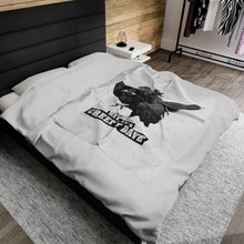 Load image into Gallery viewer, Velveteen Creepy Dave Plush Blanket