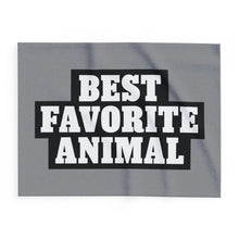 Load image into Gallery viewer, Best Favorite Animal Arctic Fleece Blanket
