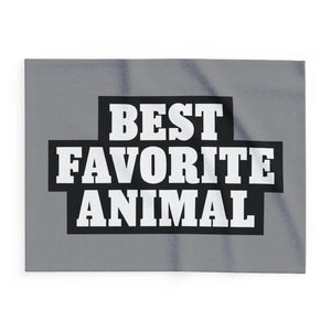 Best Favorite Animal Arctic Fleece Blanket