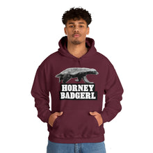 Load image into Gallery viewer, Horney Badgerl Hooded Sweatshirt