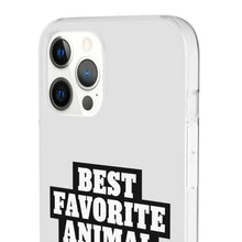 Load image into Gallery viewer, Best Favorite Animal Flexi Phone Case
