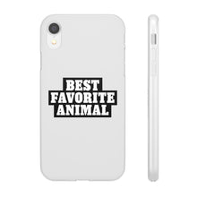 Load image into Gallery viewer, Best Favorite Animal Flexi Phone Case
