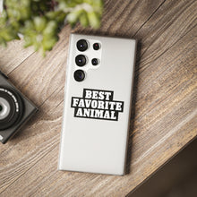 Load image into Gallery viewer, Best Favorite Animal Flexi Phone Case
