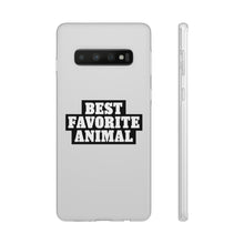 Load image into Gallery viewer, Best Favorite Animal Flexi Phone Case
