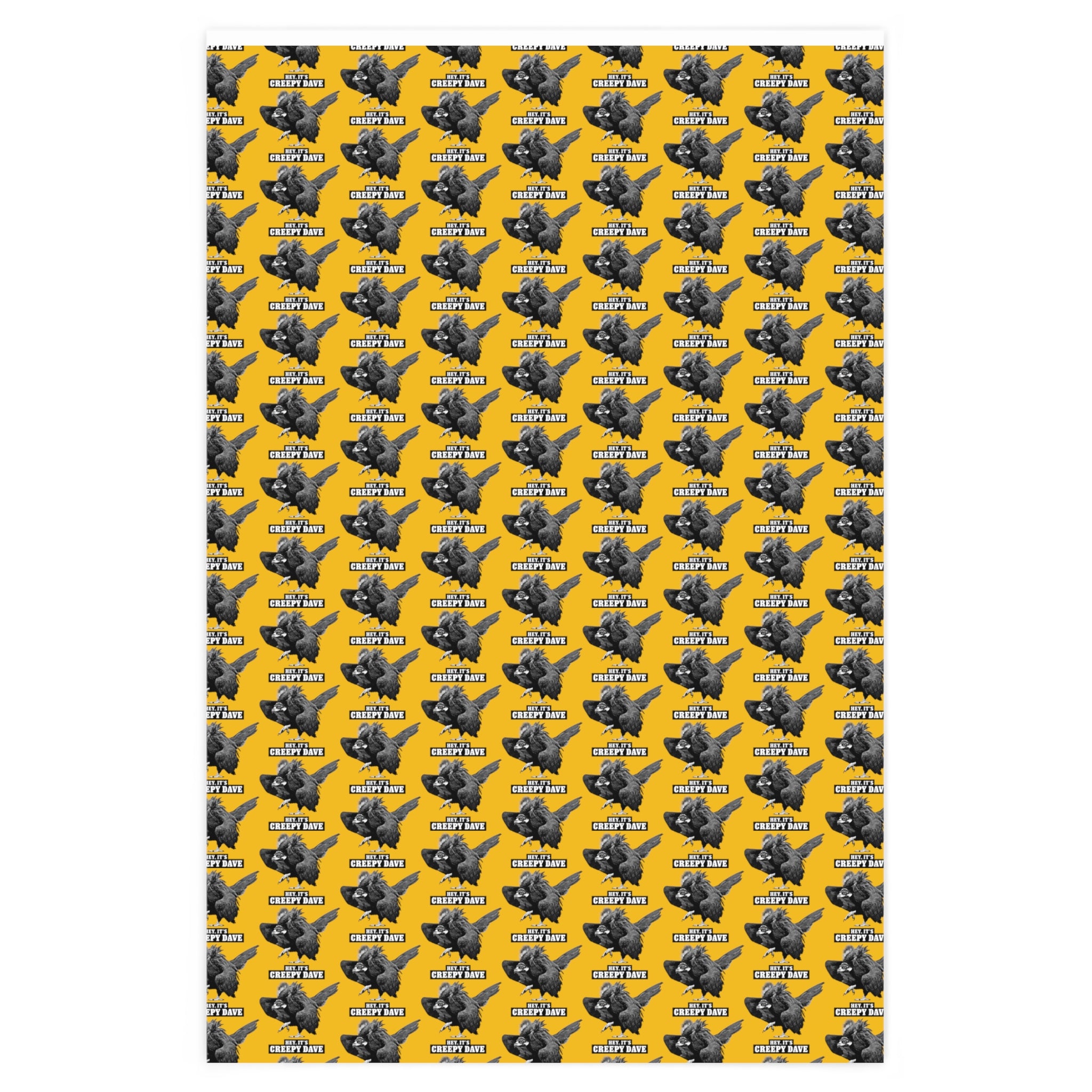 Yellow Wrapping Paper with Hole - Custom Scene