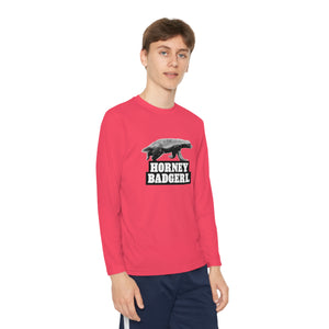 Horney Badgerl Youth Long Sleeve Tee