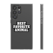 Load image into Gallery viewer, Best Favorite Animal Flexi Phone Case
