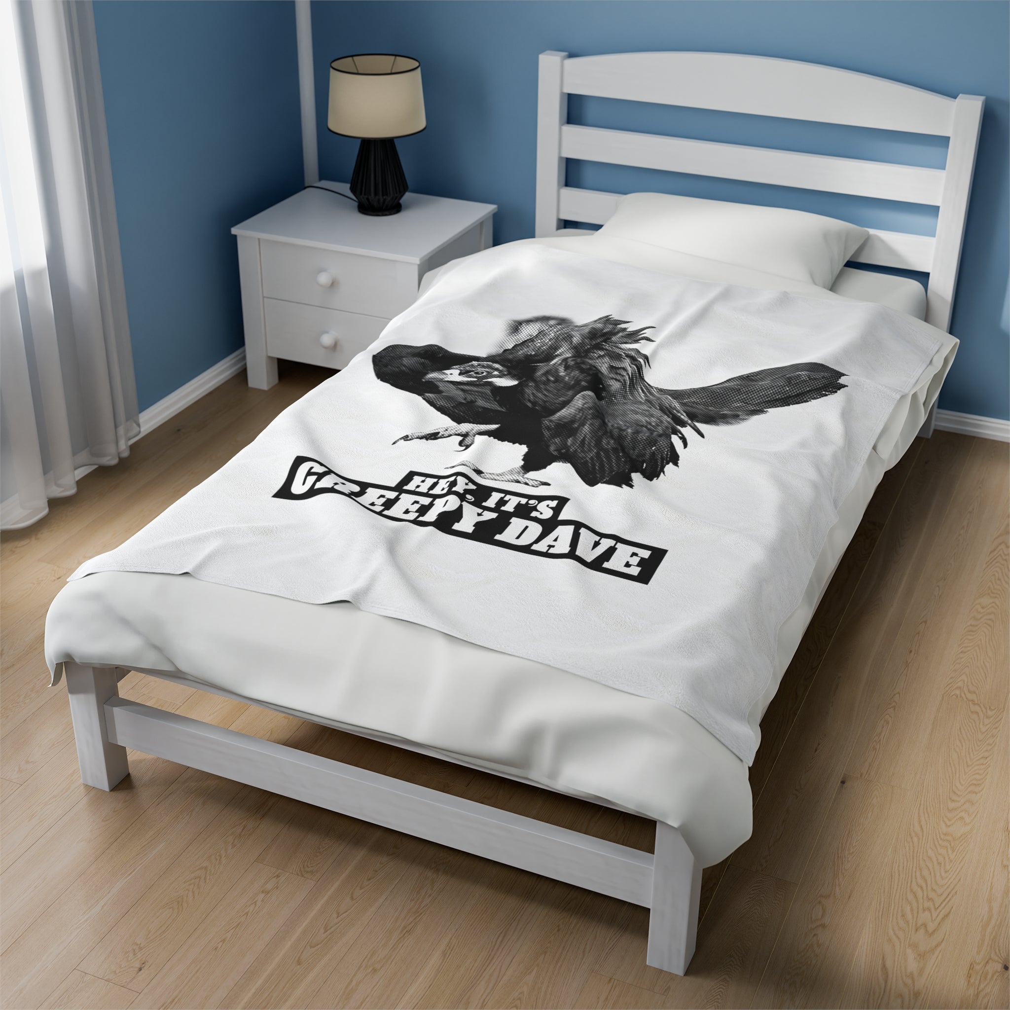Velveteen Creepy Dave Plush Blanket – Ze True Store
