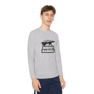 Horney Badgerl Youth Long Sleeve Tee