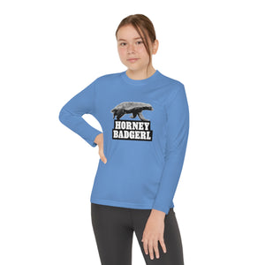 Horney Badgerl Youth Long Sleeve Tee