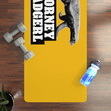 Load image into Gallery viewer, Horny Badgerl Rubber Yoga Mat
