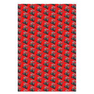 Creepy Dave Wrapping Paper (Red)