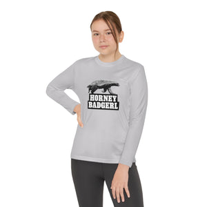 Horney Badgerl Youth Long Sleeve Tee