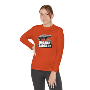 Horney Badgerl Youth Long Sleeve Tee