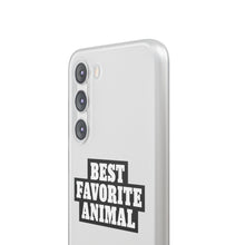 Load image into Gallery viewer, Best Favorite Animal Flexi Phone Case
