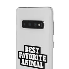 Load image into Gallery viewer, Best Favorite Animal Flexi Phone Case
