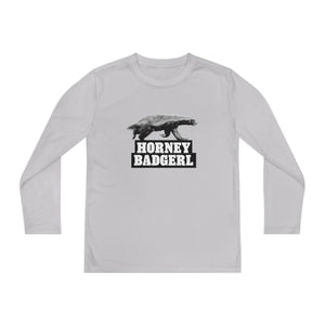 Horney Badgerl Youth Long Sleeve Tee