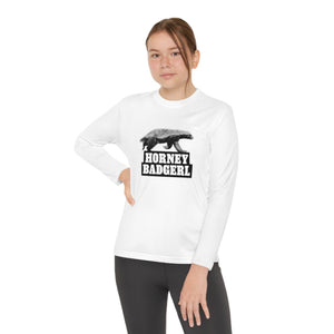 Horney Badgerl Youth Long Sleeve Tee