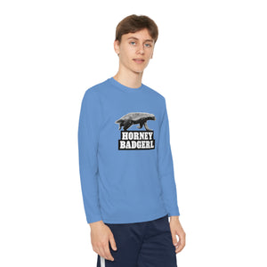 Horney Badgerl Youth Long Sleeve Tee