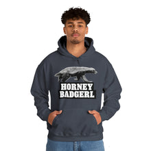 Load image into Gallery viewer, Horney Badgerl Hooded Sweatshirt
