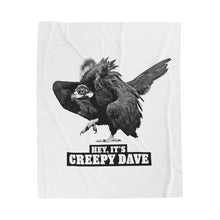 Load image into Gallery viewer, Velveteen Creepy Dave Plush Blanket
