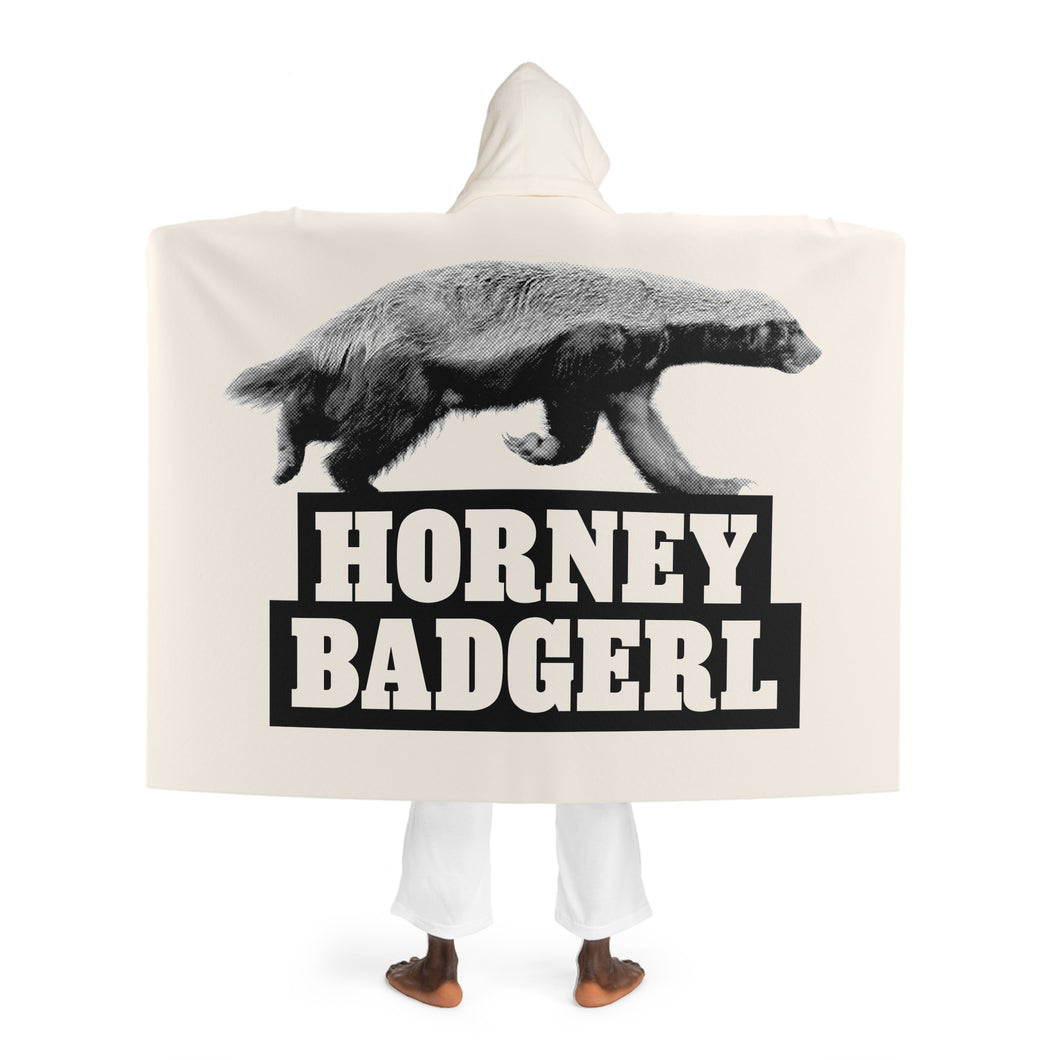 Horney Badgerl Sherpa Fleece Blanket