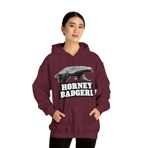 Horney Badgerl Hooded Sweatshirt