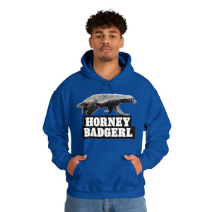 Horney Badgerl Hooded Sweatshirt