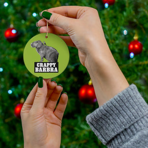 Ceramic Barbra Ornament (GREEN)