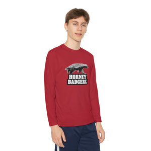 Horney Badgerl Youth Long Sleeve Tee